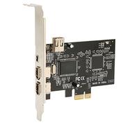 Bewinner Scheda PCIe Firewire per 10, Scheda Controller PCI E Firewire 4 Porte con Staffa a Basso Profilo e Cavo per PC Desktop e Connessione DV