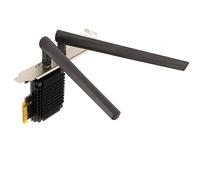Bewinner Scheda PCIe WiFi 6E 5400Mbps Tri-Band con Bluetooth 5.2, Antenna Ad Alto Guadagno 6dBi, Chipset AX210 per 10/11 a 64 Bit, Adattatore PCI Express Wireless