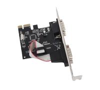 Bewinner Scheda Seriale PCIe a 2 Porte, Scheda di Espansione Porta Seriale PCI Express DB9 con FIFO da 256 Byte, per 11 10 8 7 Vista XP e