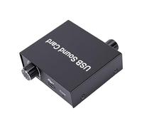Bewinner Scheda USB Esterna 16 Bit 48 KHz, Adattatore Jack da USB a con Porta per Microfono e Cuffie da 3,5 Mm, DAC Plug and Play per PC Portatile Desktop, Nessun Driver Necessario
