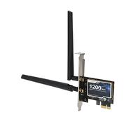 Bewinner Scheda WiFi PCIe per PC, Scheda di Rete Wireless Dual Band BT 4.0, Scheda di Rete PCI Express Gigabit Ethernet da 300 Mbps 867 Mbps per Win 7, per Win 8, per Win 10