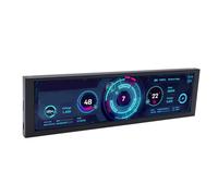 Bewinner Schermata del Display per PC da 8,8 Pollici, Shell in Lega di Alluminio, Funzione di Riproduzione Automatica, Display Chip Decodifica Incorporato 1920x480 per Laptop PC, con