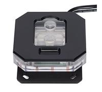 Bewinner Serbatoio della Pompa di Raffreddamento Ad Acqua, Dispositivo di Raffreddamento dell'Acqua della CPU RGB, Schermo di Visualizzazione della Temperatura Digitale Strumento di (Nero)