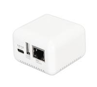 Bewinner Server di Stampa Wireless, Adattatore Server Stampante LAN USB 2.0, Server di Stampa di Rete Wireless N USB 2.0 a 1 Porta con Tipo C e Porta USB per Windows XP per Linux 3.4