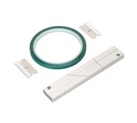 Bewinner Set di Blocchi di Giunzione Professionali per Nastri da 1/4 di Pollice per Nastro a Bobina Aperta, Piastra di Giunzione in Alluminio CNC con Nastro Leader e 2 Lame, Compatibile con