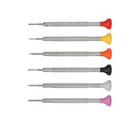 Bewinner Set di Cacciaviti per Orologi Professionali da 6 Pezzi, Kit di Cacciaviti di Microprecisione con Presa Antiscivolo, per Riparazione di Orologi, Sostituzione della Batteria