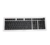 Bewinner Set di Copritasti per Tastiera Meccanica da Gioco, Copritasti per Tastiera Tailandese, Copritasti per Tastiera Meccanica Minimalista a 113 Tasti, Copritasti per Tastiera (BLACK)