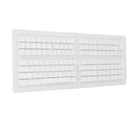 Bewinner Set di Copritasti per Tastiera Tailandese, Sostituzione Fai-da-Te in ABS OEM Altezza Traslucida Compatibile per Tastiere 61 62 64 68 84 87 104 108, Copritasti Meccanici, (White)