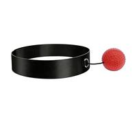 Bewinner Set di Fasce per Capelli Regolabili per Allenamento di velocità di Boxe per Coordinazione Occhio-mano e Fitness, Gomma PU Leggera, 1 Palla 1 Fascia per Capelli (rosso)