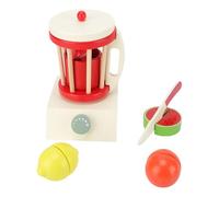 Bewinner Set di Giocattoli per Frullatore per Frullati in Legno con Tagliafrutta, 7 Pezzi Accessori da Cucina per Bambini Dai 3 4 5 Anni, Giocattoli Didattici per Ragazzi e Ragazze