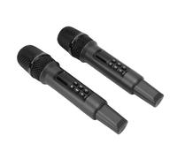 Bewinner Set di Microfoni Karaoke Wireless |Doppio Microfono Dinamico con Ricarica Type-C, Portatile per Uso Domestico/esterno, Ideale per Streaming e Canto di Gruppo
