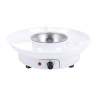 Bewinner Set di Pentole per Fonduta Elettriche con Vassoio da Portata Staccabile e 10 Spiedini, Crogiolo di Cioccolato per Formaggi, Frutta, Dessert, Set per Fondute Elettriche per (Spina europea)