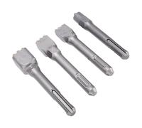 Bewinner Set di Punte per Scalpello per Martello Rotante in Carburo a Testa Quadrata con 4 Punte 3/4/6/9 per la Rimozione del Rivestimento in Calcestruzzo, Adatte per Professionisti Dell'edilizia e