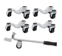 Bewinner Set per il Trasporto di Mobili Piastra Mobile per Sollevatore per Carichi Pesanti per un Facile Spostamento di Mobili 400 Kg per Traslochi e Strumenti di Spostamento per Risparmiare