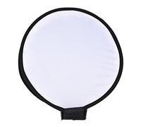 Bewinner Softbox 30cm/40cm Mini Portatile Portatile Pieghevole Bellezza Piatto Speedlite Flash Diffusore softbox con Custodia Borsa Universale Rotonda Softbox per Telecamera Speedlight(30CM)
