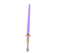 Bewinner Spada Cosplay Stampata in 3D - Spada Retrattile per Giochi di Ruolo in PLA con Rune, Viola da Collezione per Costumi e Regali di Festival (con le rune)