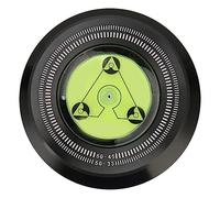 Bewinner Stabilizzatore di Peso per Dischi e Morsetto 3 in 1, Stabilizzatore di Disco per Giradischi Professionale 50Hz 45rpm con Livella a Bolla e Misurazione della Velocità per Giradischi, (#1)