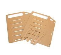 Bewinner Staffa per Disco Rigido Fai-da-te Rack per Disco Rigido in Acrilico a 10 Strati per Desktop, Fori di Montaggio Accurati Multistrato, Supporto per HDD da 3,5 Pollici e Ventole da 8 Cm, Kit