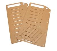 Bewinner Staffa per Disco Rigido Fai-da-te Rack per Disco Rigido in Acrilico a 10 Strati per Desktop, Fori di Montaggio Accurati Multistrato, Supporto per HDD da 3,5 Pollici e Ventole da 8 Cm, Kit