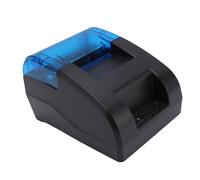 Bewinner Stampante POS, Stampante per Ricevuta Termica 58 Mm Portatile, Connessione USB e BT, Stampante per la Cucina del Ristorante Senza Inchiostro per ESC/POS (NERO)