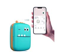 Bewinner Stampante Termica Tascabile Senza Inchiostro, Macchina per Adesivi Bluetooth 200 DPI, Stampante Bluetooth Wireless Ricaricabile per Foto, Diari, Promemoria, Viaggi