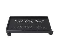 Bewinner Stand CPU Sotto la Scrivania con Ruote di Bloccaggio, Supporto per Torre per PC Mobile Universale con 4 Ruote, Riser AS 30 Kg per Custodia per Computer, Ciotola per Animali