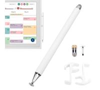 Bewinner Stilo e Supporto per il Calendario 15 Pollici di Lucernario, Penna Touch Screen a Doppia Punta con Punta a Maglie e Disco, 2 Pennini di Ricambio e 2 Clip per Supporto, Penna