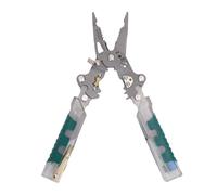 Bewinner Stripper a Filo Pieghevole 8,8 Pollici con Tester di Tensione, Pinze Elettriche AC/CC con Rilevamento del Filo in Tensione, Multitool Pieghevole per Progetti Fai - -te