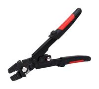 Bewinner Strumento per Crimpare Ghiere, Acciaio Ad Alto Tenore di Carbonio Resistente Alla Corrosione con 4 Posizioni di Crimpatura per Ghiere in Alluminio Rame, (Set di manicotti in alluminio da