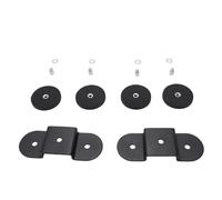 Bewinner Supporti per Barre Luminose Magnetiche, Staffe in Acciaio Inossidabile da 2 Pezzi con Imbottitura in Gomma per Faretti a LED, Design Universale Senza Trapano per Camion e SUV