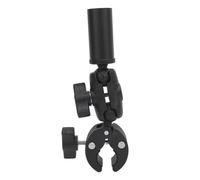 Bewinner Supporto a Morsetto e Adattatore per Antenna Mini Dish - Staffa di Montaggio su Palo Regolabile a 360° in Lega di Alluminio per Auto, Scala, Barra Trasversale dello Yacht