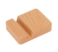 Bewinner Supporto per Cellulare in Legno, Supporto Universale per Telefono Cellulare per 4-8 Pollici, per Smartphone da Tavolo in Legno Naturale Fatto a Mano, Staffa Portatile Compatta per Chat Video