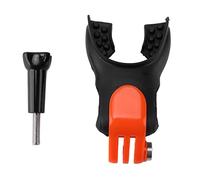 Bewinner Supporto per Morso a Mani Libere per Fotocamera Sportiva, Supporto per Bocca Universale per Action Camera con Ventilazione, Silicone Leggero per Surf, Immersioni, Sci