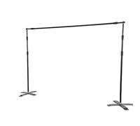 Bewinner Supporto per Sfondo Fotografico da Studio, Cavalletto Metallico | Staffa per sfondo regolabile con base stabile, borsa per il trasporto, 6 clip in corda di mussola per ritratto, matrimonio,