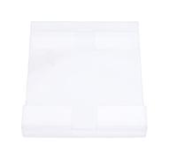 Bewinner Supporto per Tablet per Cyclette Supporto per Lettura in Acrilico Trasparente per Attrezzature per il Fitness, compatibilità Universale, Design Durevole - Trasparente, 18x16x3 Cm