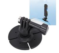 Bewinner Supporto per Testa a Sfera per Action Cam a 360° |Adattatore a Due Poli, Base Adesiva Resistente e Chiave di Bloccaggio per Riprese Multi-angolo su Caschi, Automobili e Desktop