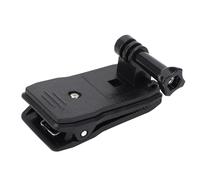 Bewinner Supporto per Tracolla per Zaino per Action Camera, Morsetto per Tracolla a Sgancio Rapido per Action 3 4 3 X4 GO 3S, Clip Regolabile Ruotabile a 360 Gradi, Supporto ABS Stabile
