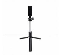 Bewinner Supporto per Treppiede per Telefono, Supporto per Selfie Stick Estensibile, Rotazione a 360°, Telecomando Wireless da 36,6 Pollici in Altezza Regolabile, per Treppiede