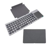 Bewinner Tastiera Bluetooth Pieghevole con Touchpad |Tripla connettività per Dispositivi, Ricarica di Tipo C e Durata della Batteria di 50 Ore, Design Portatile per Dispositivi IOS/Android