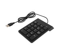 Bewinner Tastiera Cablata con Tastierino Numerico USB C, Tastierino Numerico Sottile a 18 Tasti, Tastiera Portatile per contabilità Finanziaria, Estensioni Tastiera USB Esterna a 18 Tasti