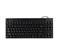 Bewinner Tastiera da Gioco a 87 Tasti, Tastiera da Gioco Cablata USB - Effetto Luce Colorata, Supporto per Cellulare, 19 Tasti Nessun Conflitto per PC Portatile