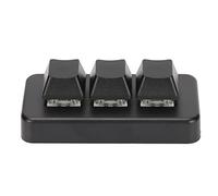 Bewinner Tastiera da Gioco Meccanica Mini Tastiera a 3 Tasti, Tastiera Standard RGB OSU Wireless da 2,4 G, Tastiera con Tasti Macro di Programmazione con Una Sola Mano