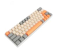 Bewinner Tastiera da Gioco Meccanica Portatile Al 60%, Tastiera da Ufficio Cablata Compatta con Copritastiera Rimovibile a 63 Tasti con Interruttore Blu per PC per Linux