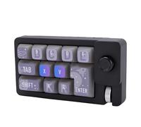Bewinner Tastiera Meccanica Programmabile con Mini Macro Pad a 12 Tasti con Retroilluminazione RGB, Interruttori Sostituibili a Caldo per la produttività del Gioco