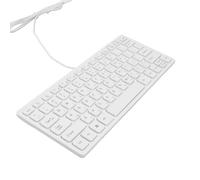 Bewinner Tastiera Silenziosa Ebraico Inglese, USB Cablata, 78 Tasti | Digitazione ergonomica, design leggero, compatibile con PC e laptop