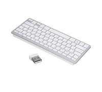 Bewinner Tastiera Wireless Portatile per Tablet, Mini Tastiera Ultra Sottile a 78 Tasti, Compatibile con Operativo per Sistemi