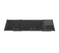 Bewinner Tastiera Wireless, Tastiera Mini BT 5.1 con Touchpad, Tastiera Pieghevole Multi Dispositivo a 78 Tasti per per OS X per