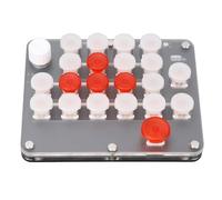 Bewinner Tastiere Gioco OSU a 21 Tasti, Tastiera Programmabile con Manopola, Tastiera Gioco Meccanica con Una Sola Mano Programmazione Tastiera Standard OSU Retroilluminata