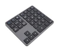 Bewinner Tastierino Numerico Wireless, Tastiera Numerica a 35 Tasti con Ricevitore, BT5.0 BT3.0, Tastiera Numerica Portatile per contabilità Sottile per Smartphone Desktop Laptop (GREY)
