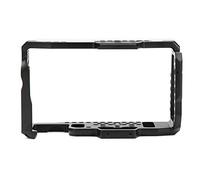 Bewinner Telaio di Estensione Gabbia per Fotocamera in Lega di Alluminio per BMPCC 4K/6K, Kit Completo di Gabbia Resistente all'usura con Cuscino in Gomma, Fori Multipli per Viti da 1/4 e 3/8 per